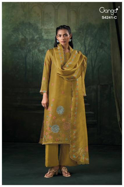 Ganga vionara 4241 wholesale dress materials in tamil nadu